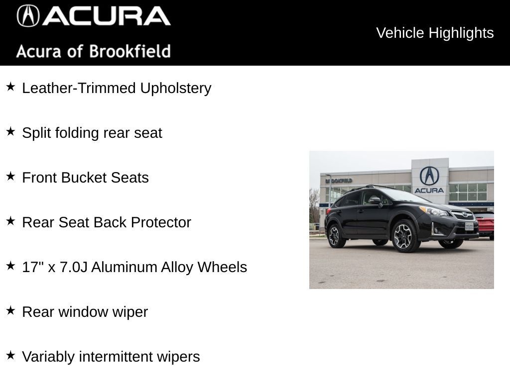 2017 Subaru Crosstrek 2.0i Limited