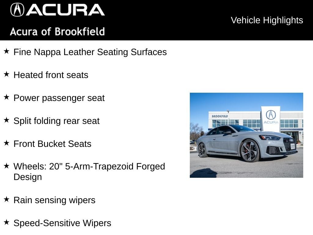 2019 Audi RS 5 2.9T quattro