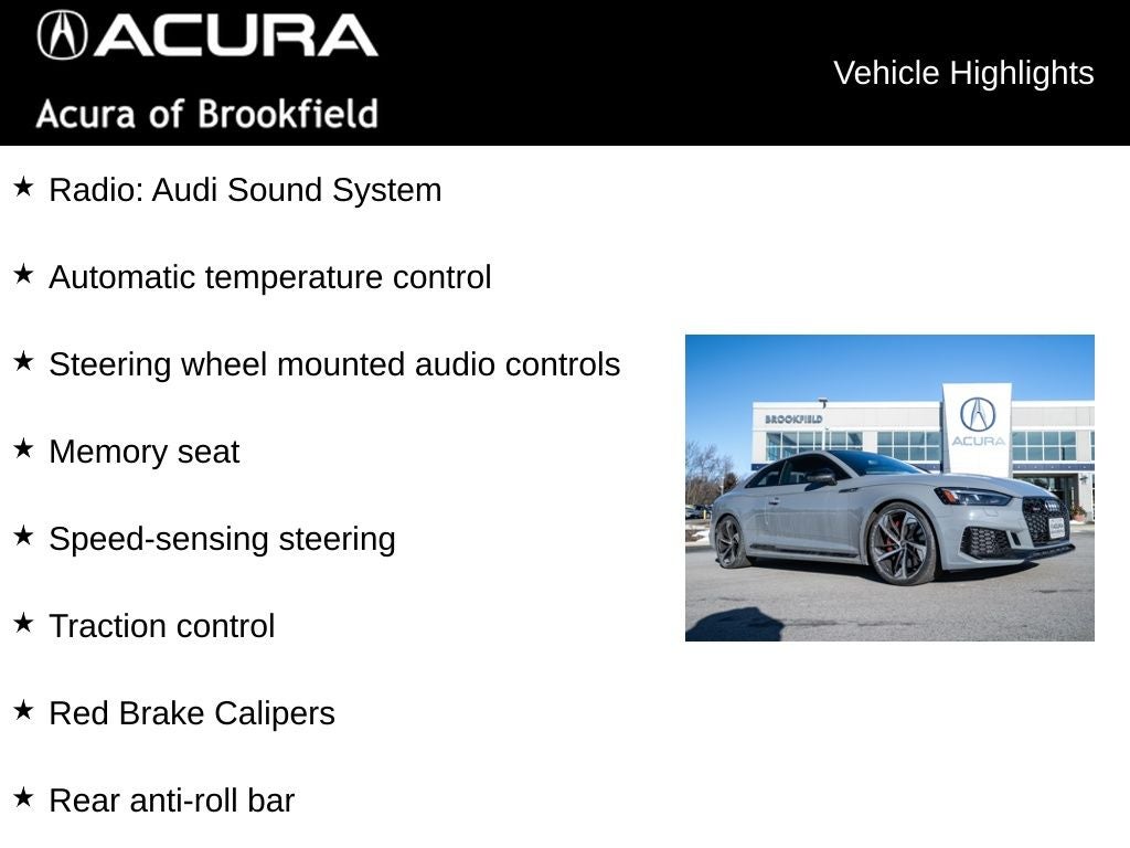 2019 Audi RS 5 2.9T quattro