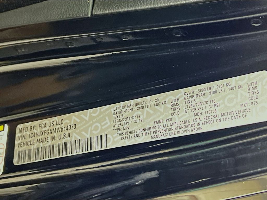 2021 Jeep Wrangler Unlimited Rubicon