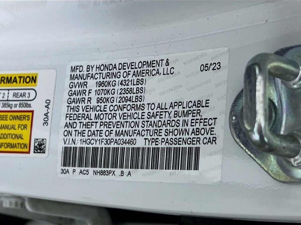 2023 Honda Accord EX