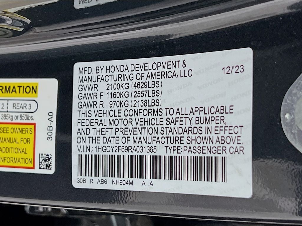 2024 Honda Accord Hybrid EX-L