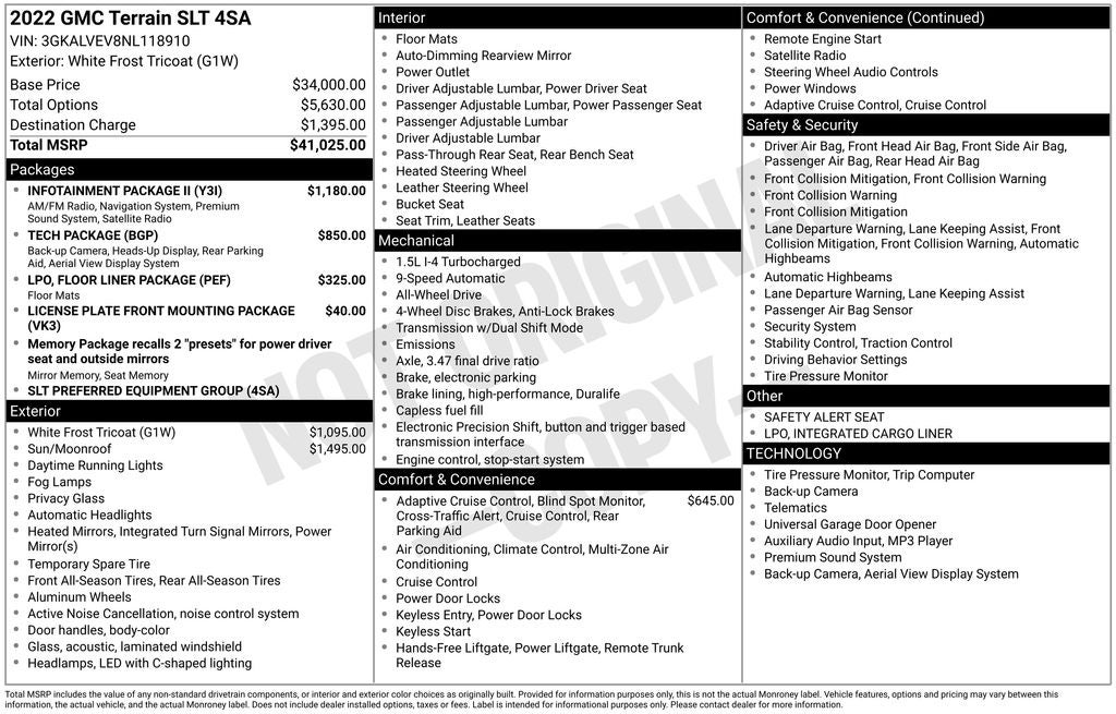 2022 GMC Terrain SLT