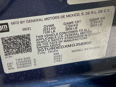 2021 GMC Sierra 1500 SLT