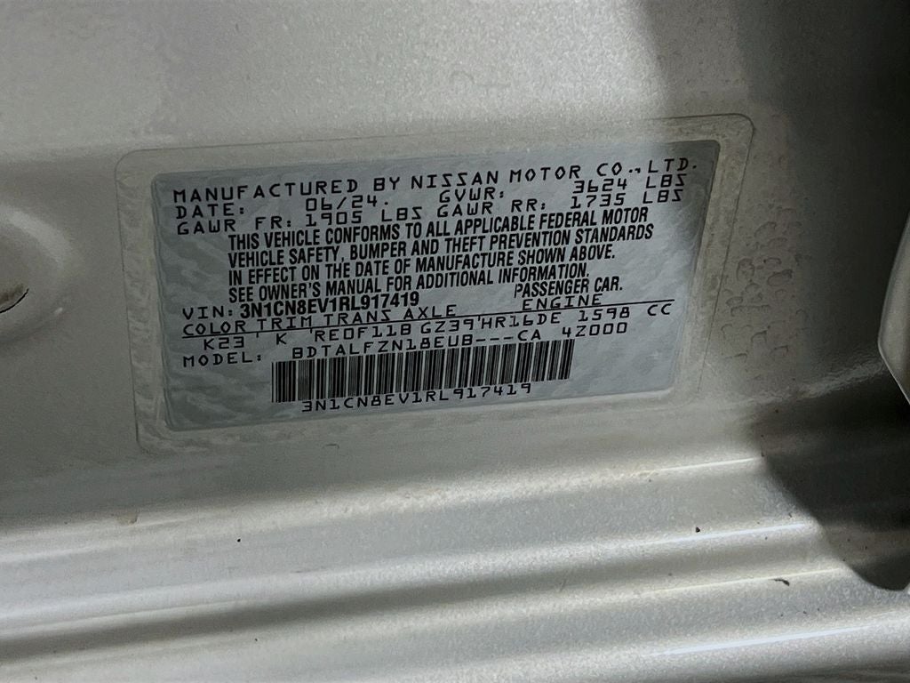 2024 Nissan Versa 1.6 SV