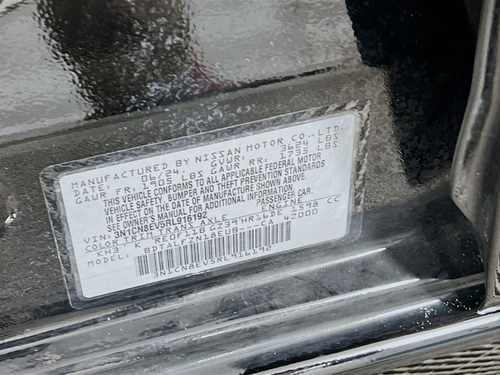 2024 Nissan Versa 1.6 SV