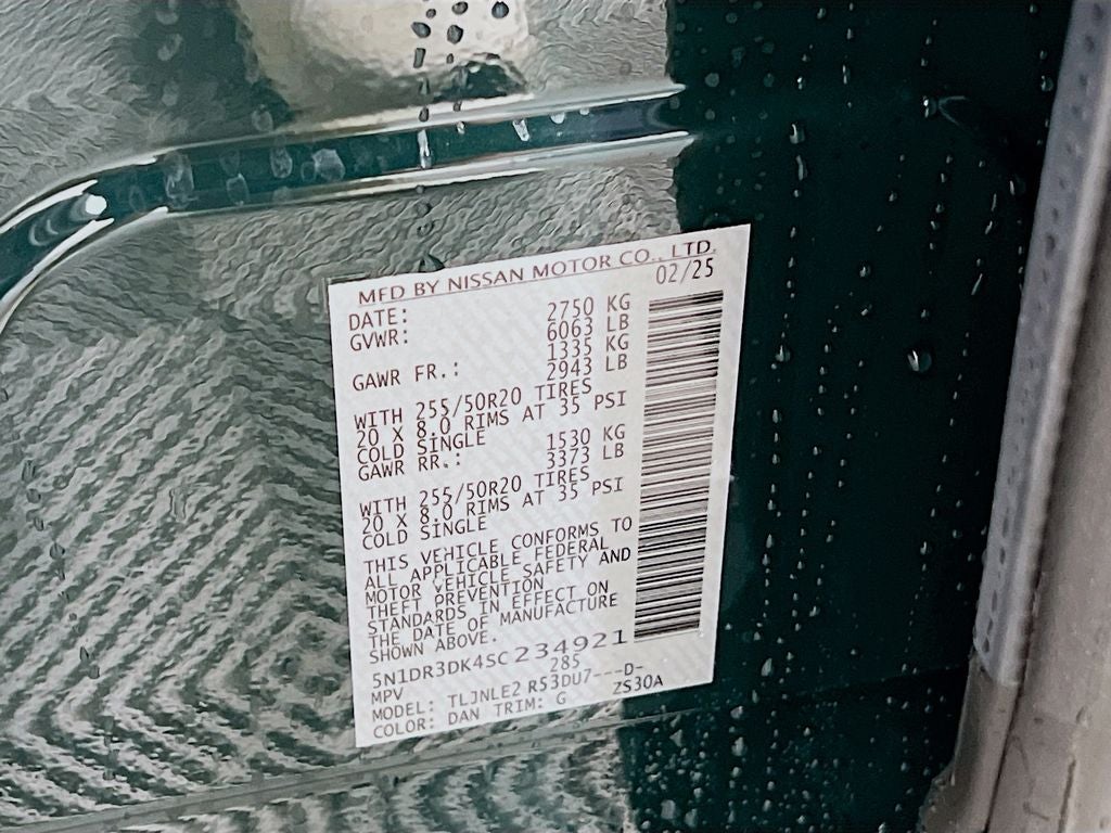 2025 Nissan Pathfinder Platinum