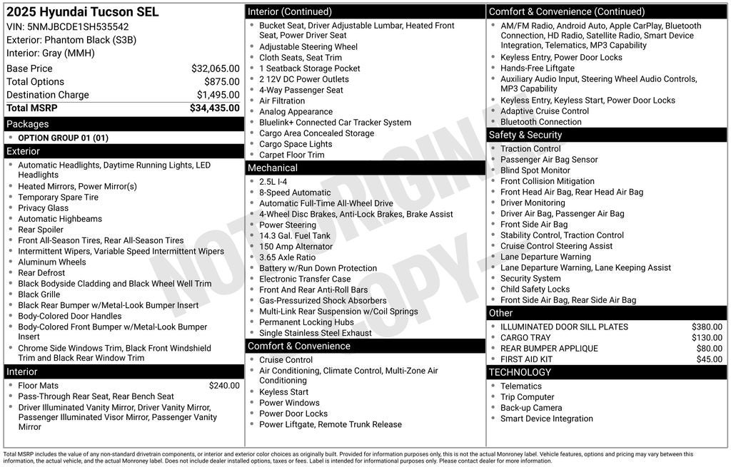 2025 Hyundai Tucson SEL