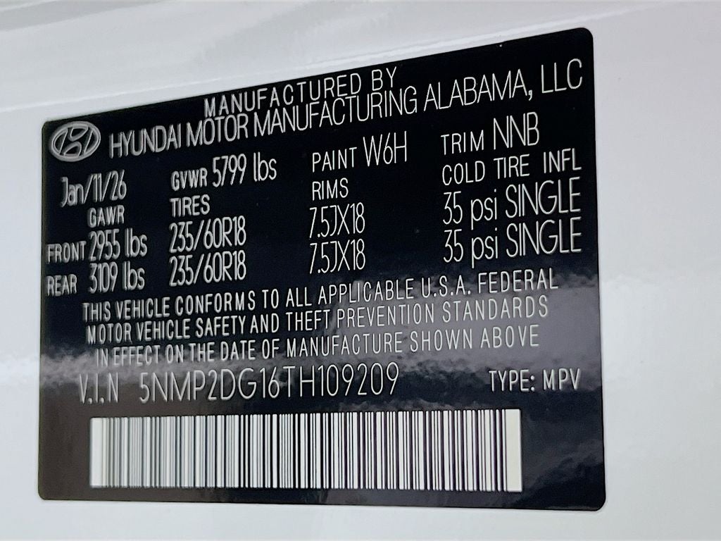 2026 Hyundai Santa Fe Hybrid SEL