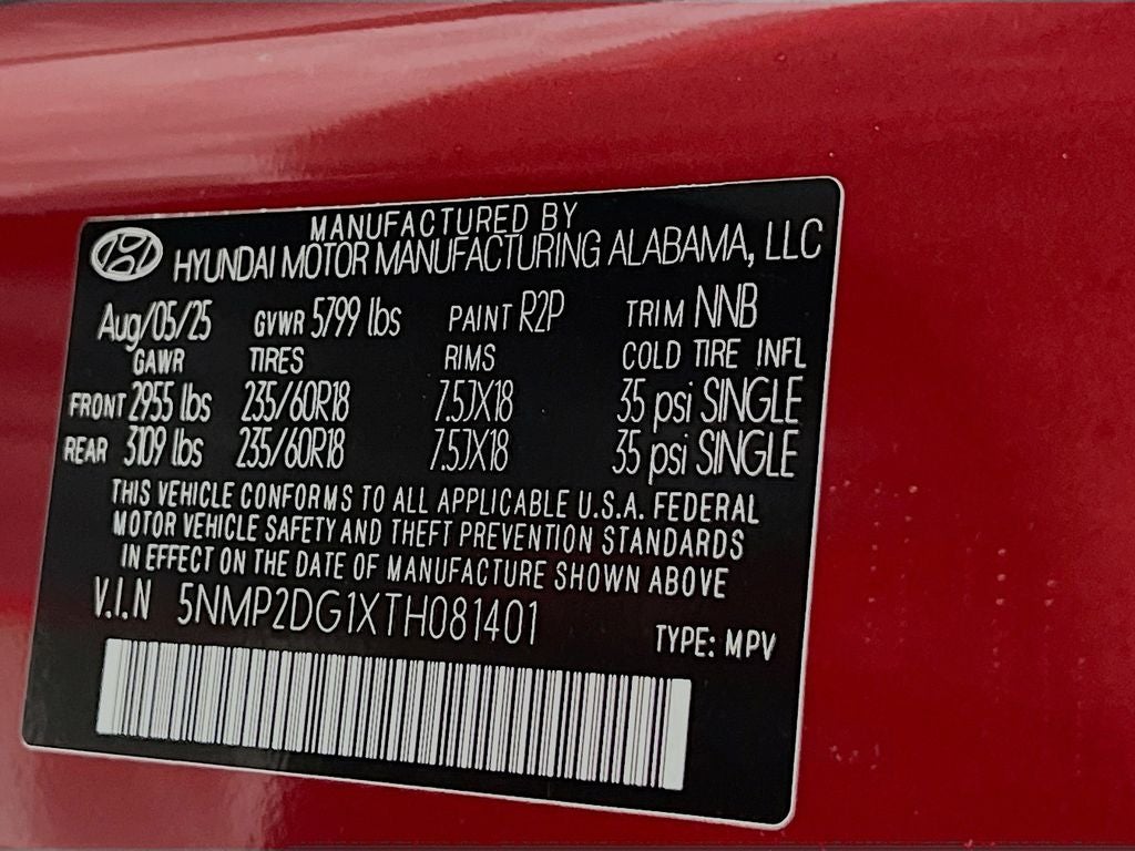 2026 Hyundai Santa Fe Hybrid SEL