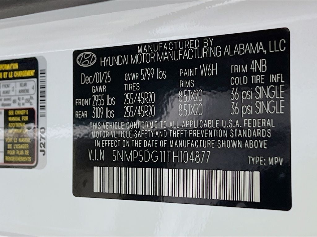 2026 Hyundai Santa Fe Hybrid Calligraphy