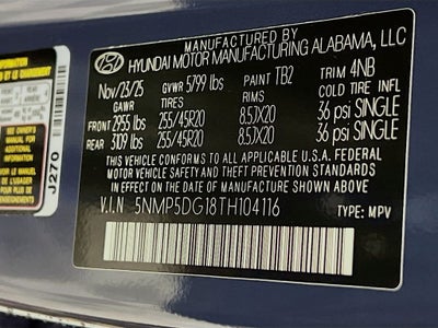 2026 Hyundai Santa Fe Hybrid Calligraphy