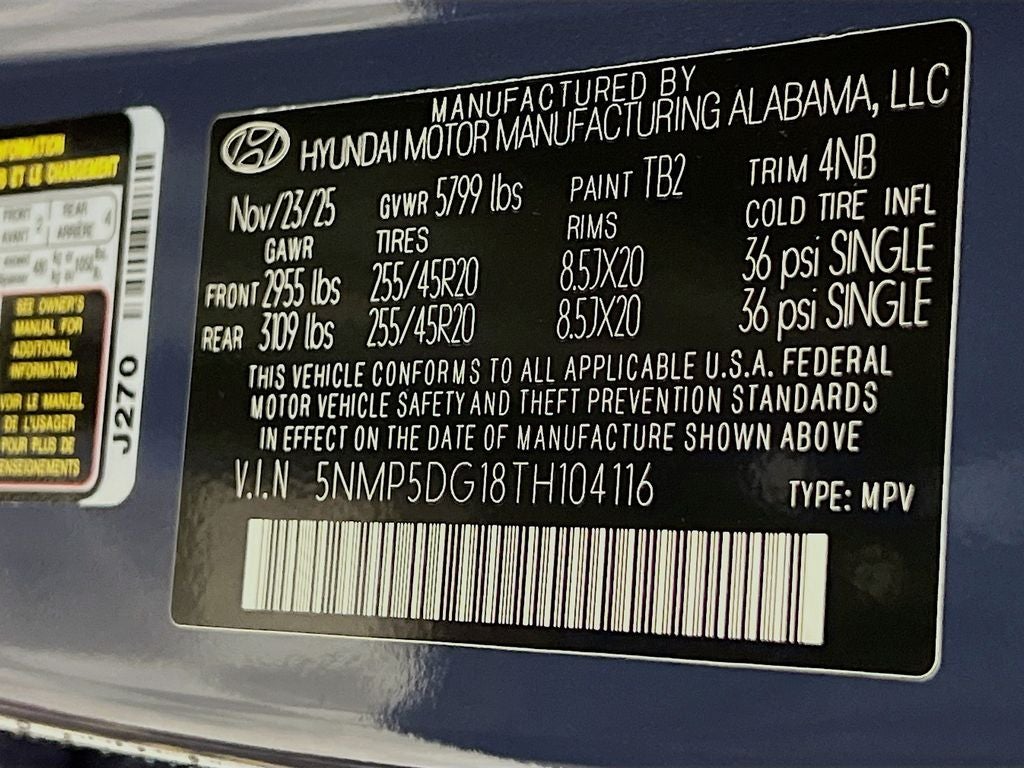 2026 Hyundai Santa Fe Hybrid Calligraphy