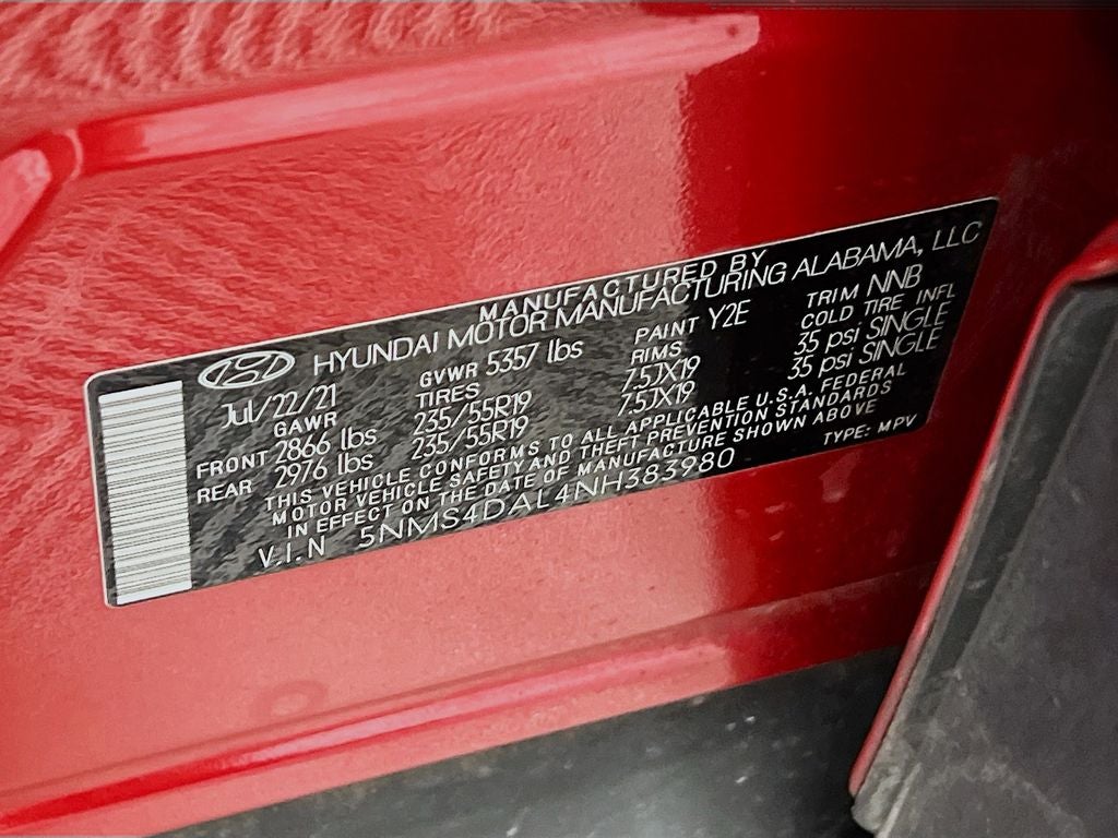 2022 Hyundai Santa Fe Limited