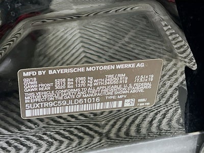 2018 BMW X3 xDrive30i