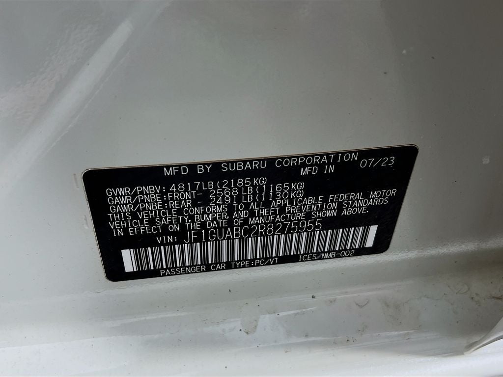 2024 Subaru Impreza Base