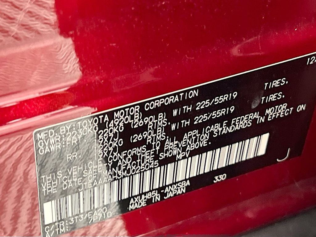 2021 Toyota Venza Limited