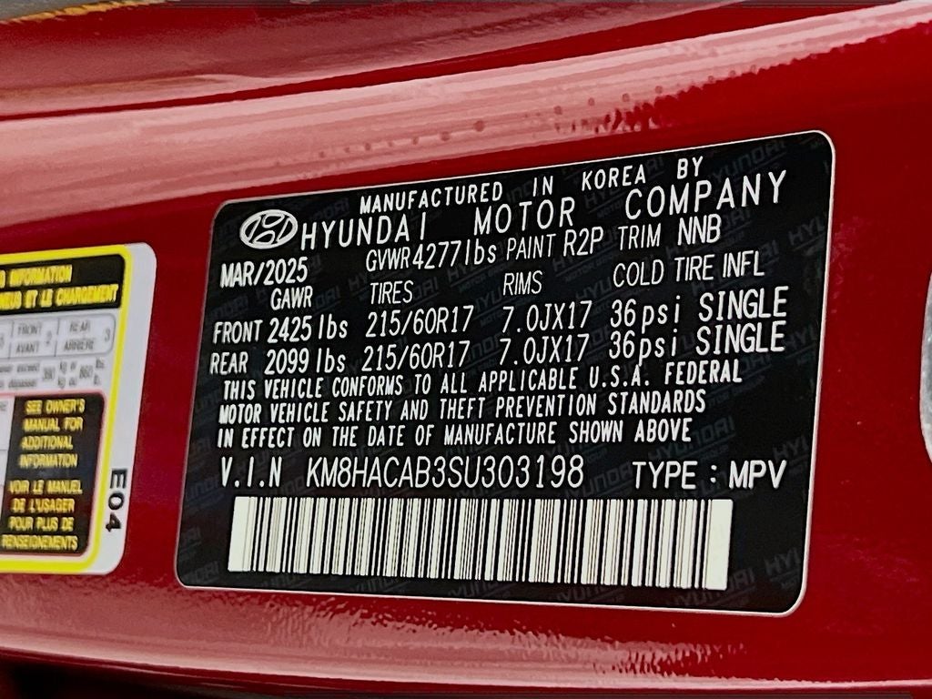 2025 Hyundai Kona SE