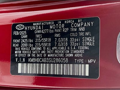 2025 Hyundai Kona SEL