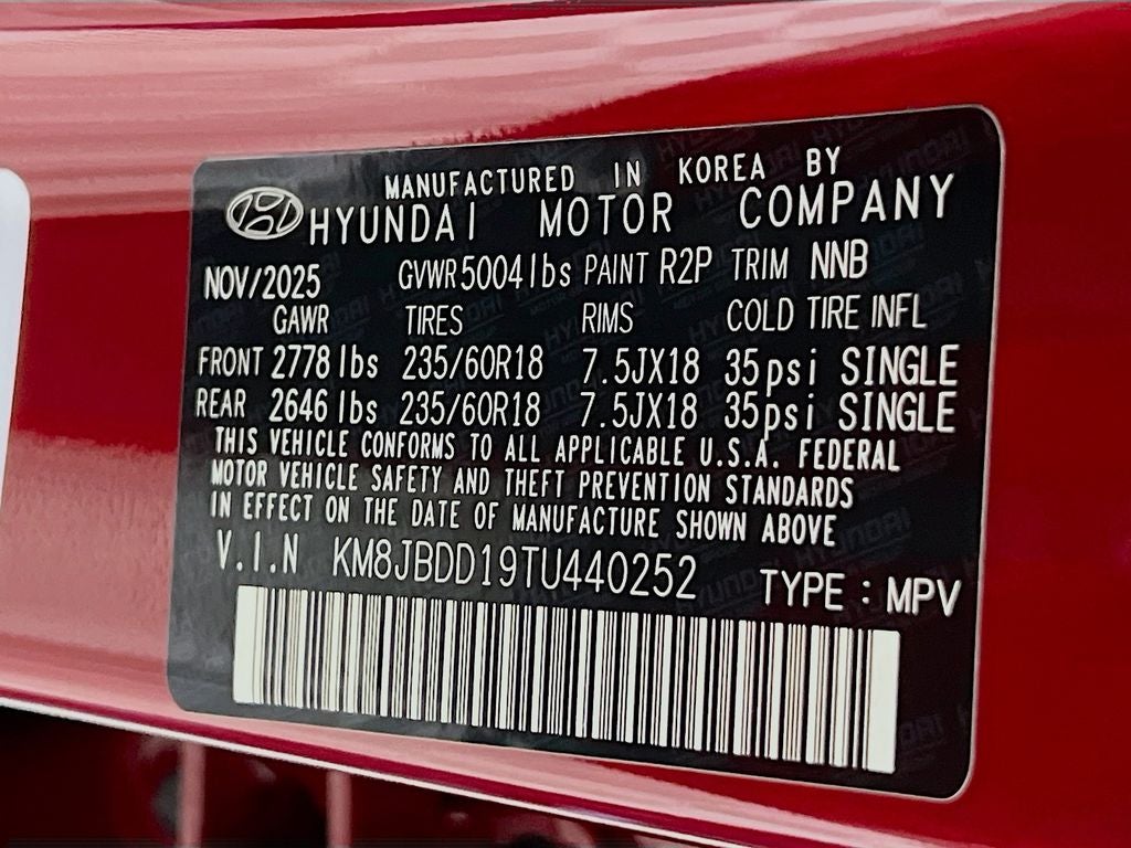 2026 Hyundai Tucson Hybrid SEL