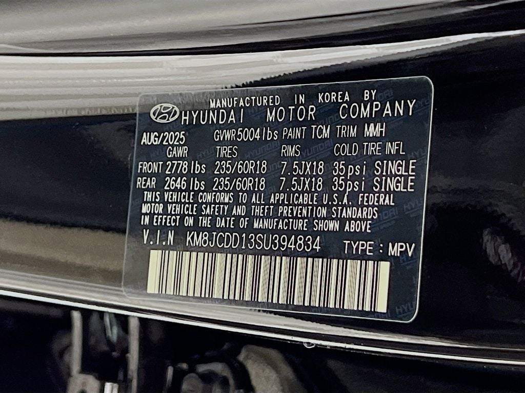 2025 Hyundai Tucson Hybrid SEL Convenience