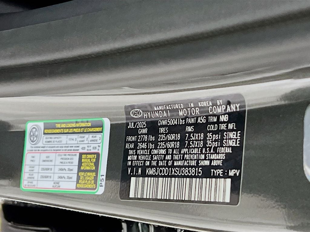 2025 Hyundai Tucson Hybrid SEL Convenience