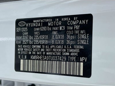 2026 Hyundai Palisade Hybrid SEL Premium 7 Passenger