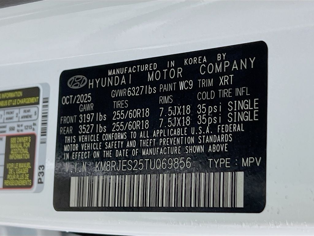 2026 Hyundai Palisade XRT Pro