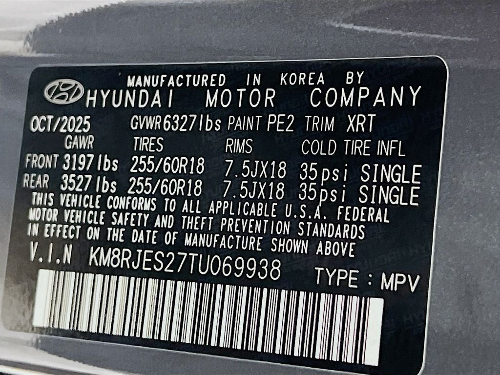 2026 Hyundai Palisade XRT Pro