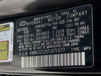 2026 Hyundai Palisade XRT Pro