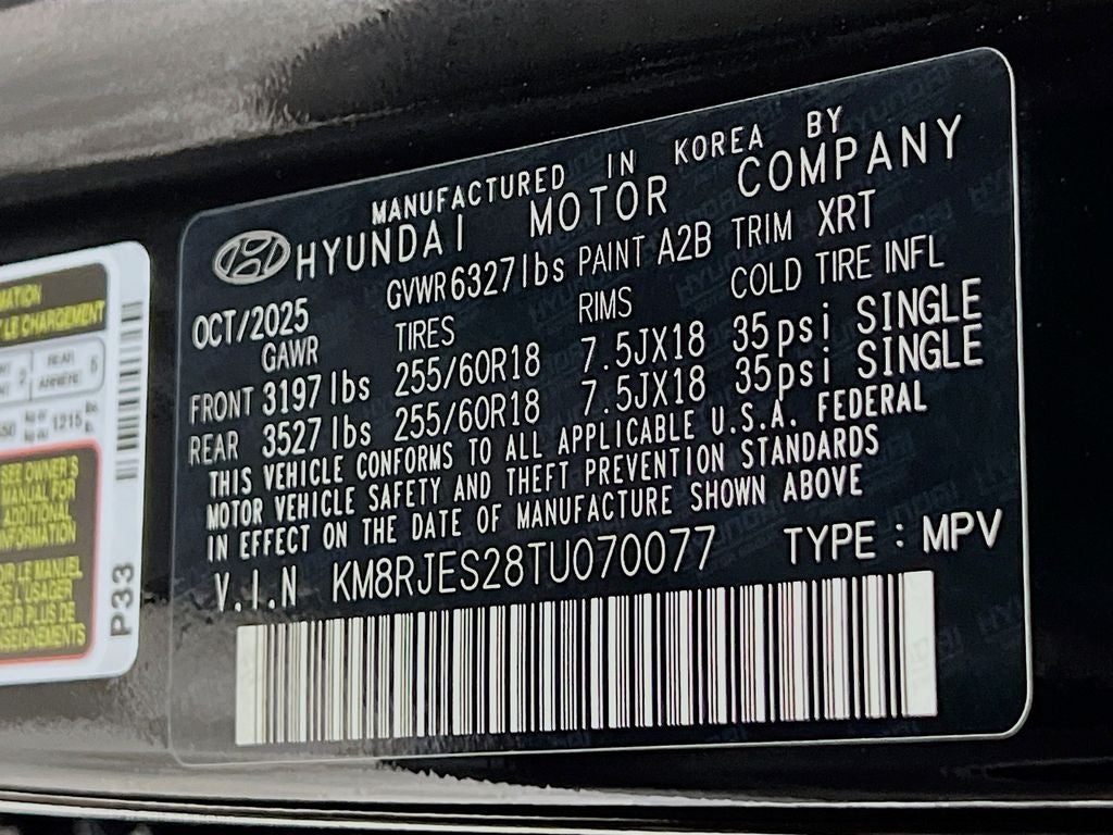 2026 Hyundai Palisade XRT Pro