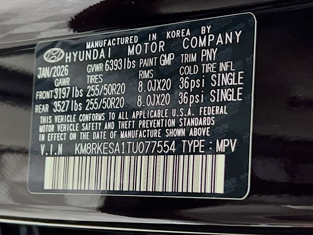 2026 Hyundai Palisade Hybrid Limited