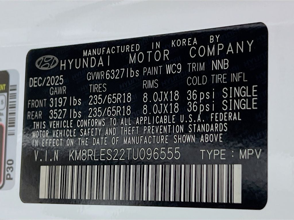 2026 Hyundai Palisade SEL 7 Passenger