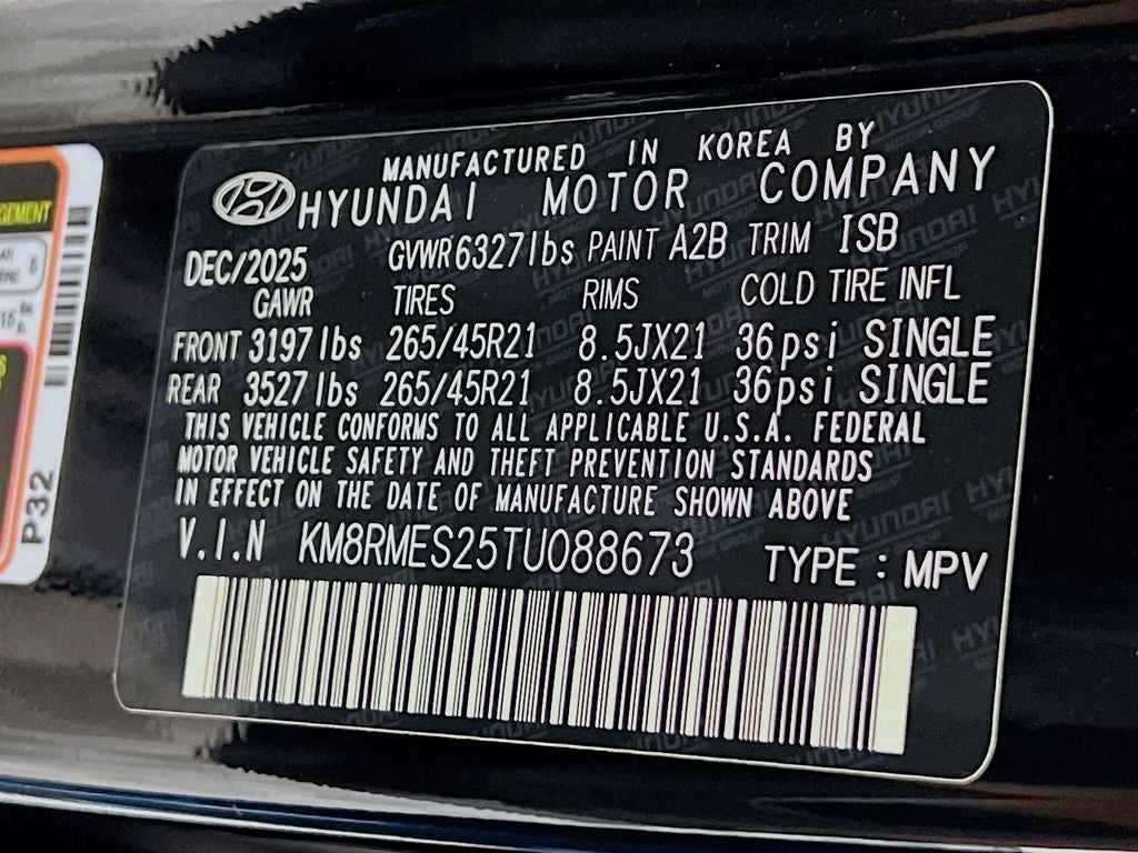 2026 Hyundai Palisade Calligraphy