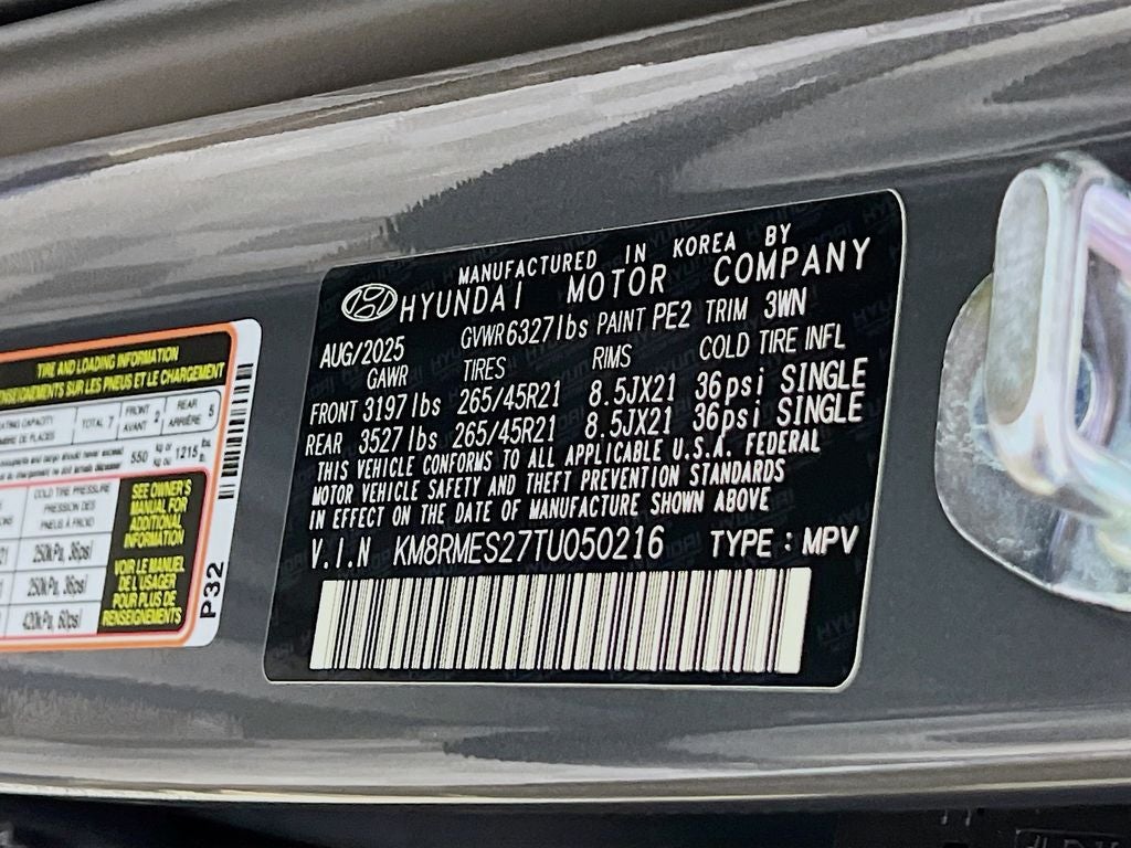 2026 Hyundai Palisade Calligraphy