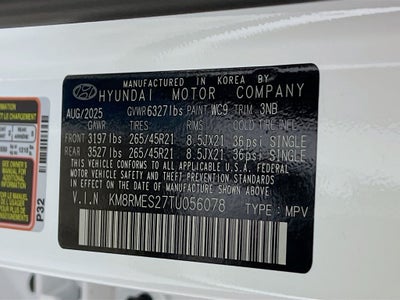 2026 Hyundai Palisade Calligraphy