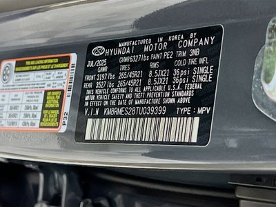 2026 Hyundai Palisade Calligraphy