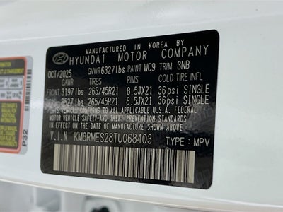 2026 Hyundai Palisade Calligraphy