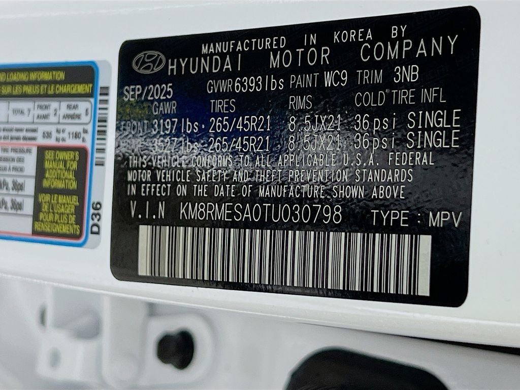 2026 Hyundai Palisade Hybrid Calligraphy