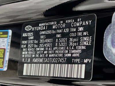 2026 Hyundai Palisade Hybrid Calligraphy