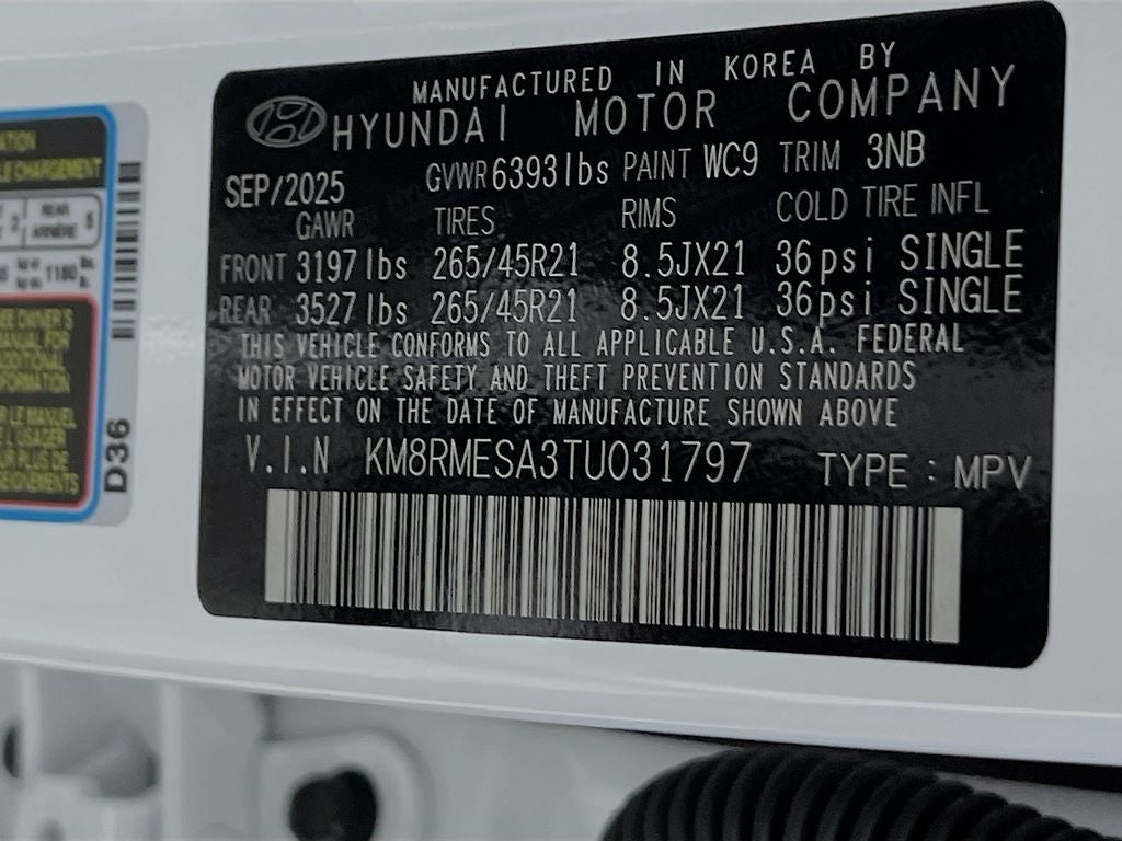 2026 Hyundai Palisade Hybrid Calligraphy