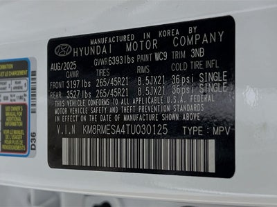 2026 Hyundai Palisade Hybrid Calligraphy