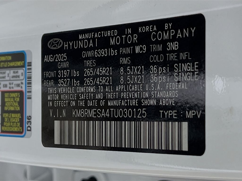 2026 Hyundai Palisade Hybrid Calligraphy