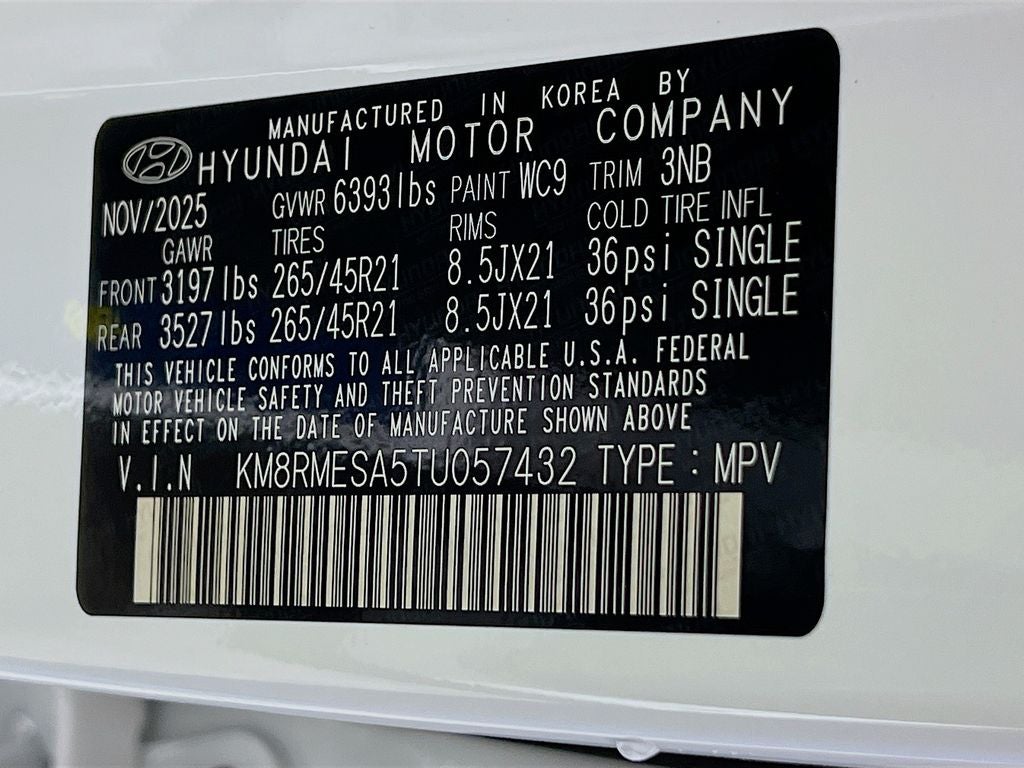 2026 Hyundai Palisade Hybrid Calligraphy