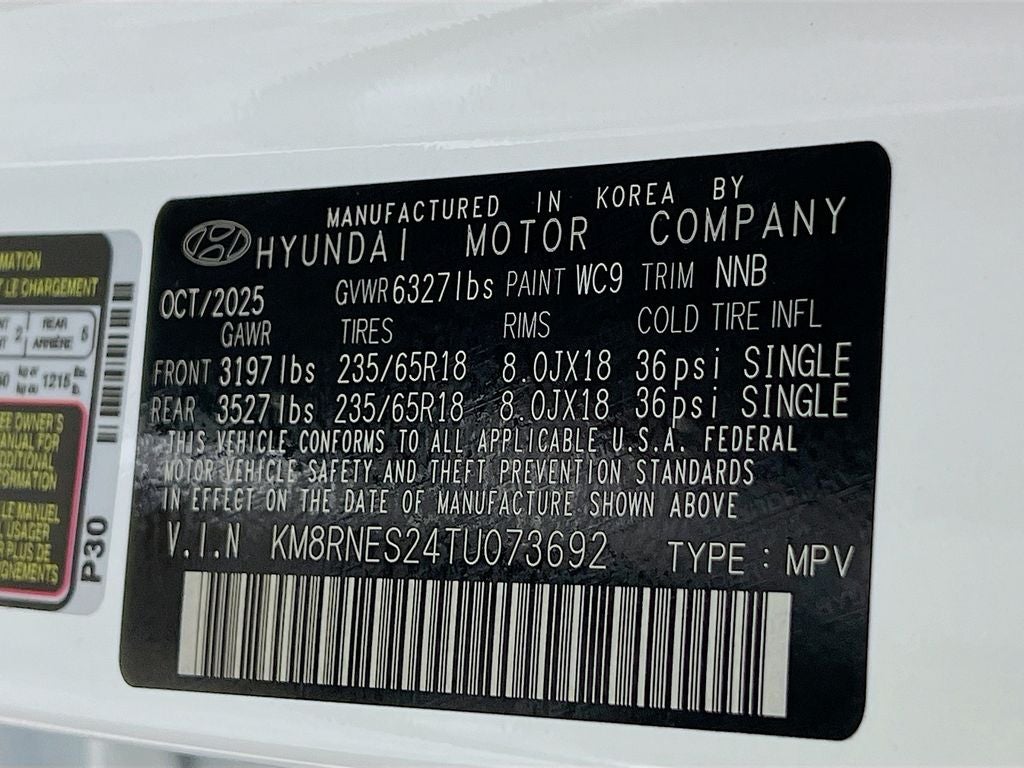 2026 Hyundai Palisade SEL Premium 7 Passenger