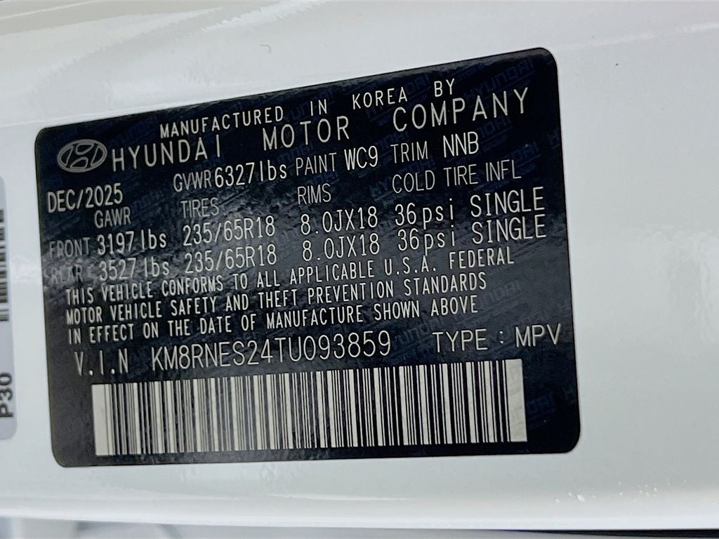 2026 Hyundai Palisade SEL Premium 7 Passenger