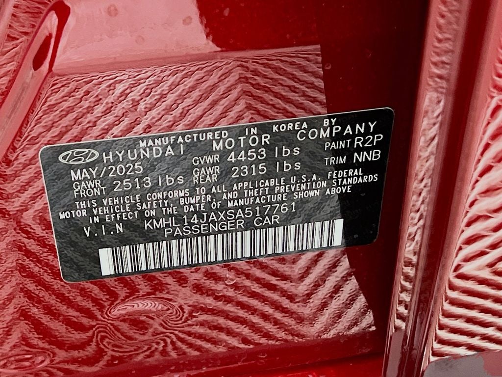 2025 Hyundai Sonata SEL Convenience