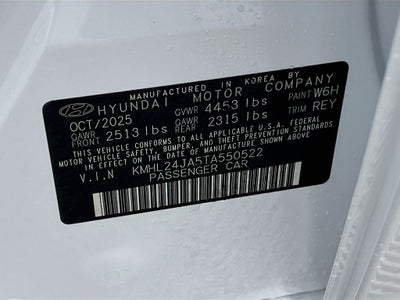 2026 Hyundai Sonata SE