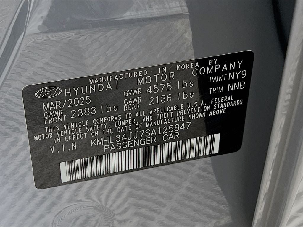 2025 Hyundai Sonata Hybrid SEL