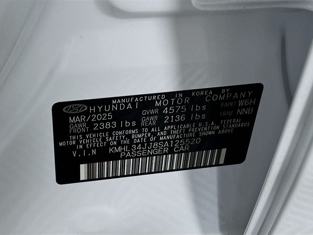 2025 Hyundai Sonata Hybrid SEL